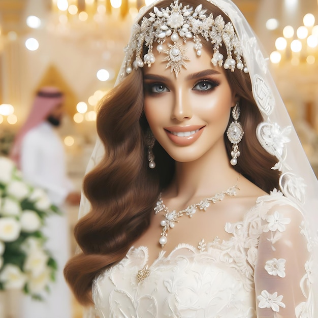 Le style de la mariée en Arabie Saoudite