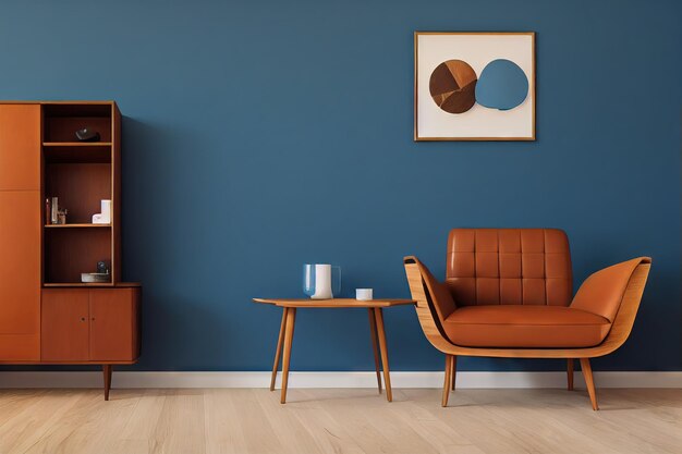 Style moderne dans un intérieur minimaliste sans personne