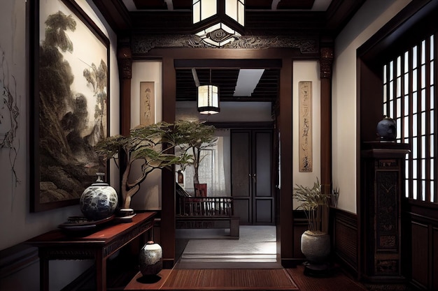 Style oriental Japanesse Home Design d'intérieur