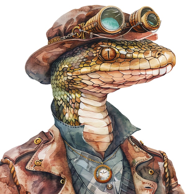 Le style snake steampunk