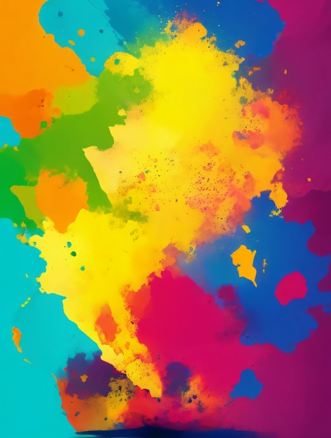 Style sportif énergique couleur abstraite éclaboussure de fond artistique papier peint