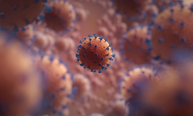 Style de structure du coronavirus