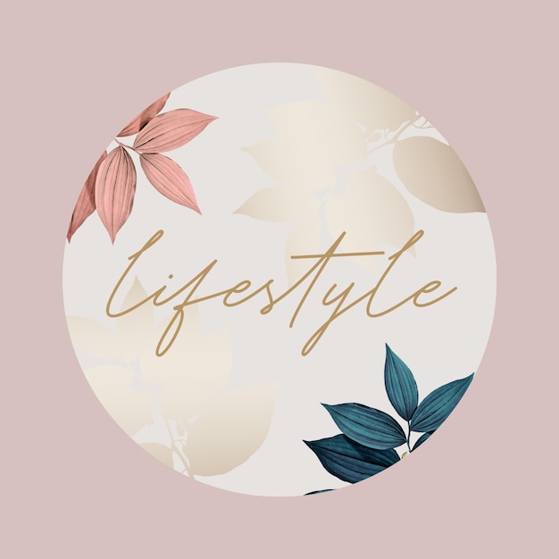 Le style de vie botanique est l'illustration de couverture de l'histoire Instagram.