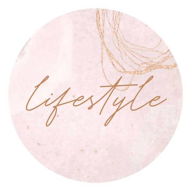 Style de vie esthétique png rose illustration de l'histoire d'Instagram modèle de couverture fond transparent