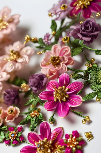 Photo styles décoratifs et fleur d'ornement