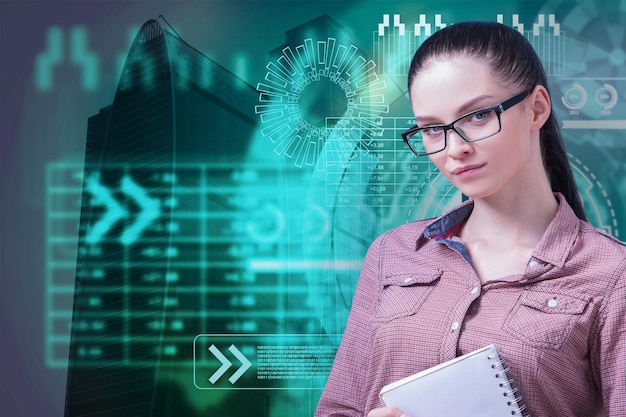 Succès de l'analyse financière et futur concept