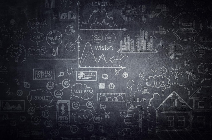 Photo succès dans le concept d'entreprise. technique mixte