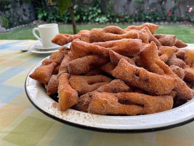 Photo sucré à base de pâte frite