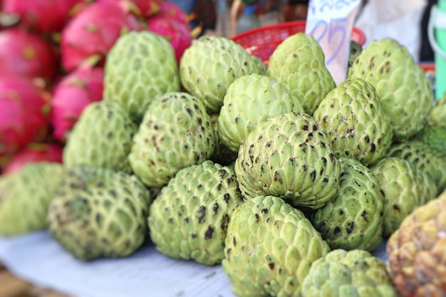 sucre pomme au marché