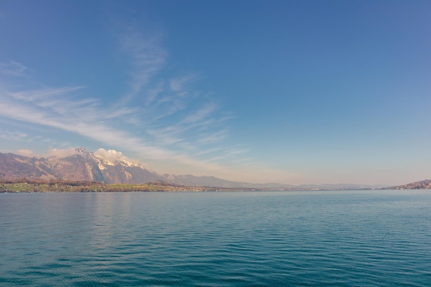 Suisse magnifique paysage de printemps