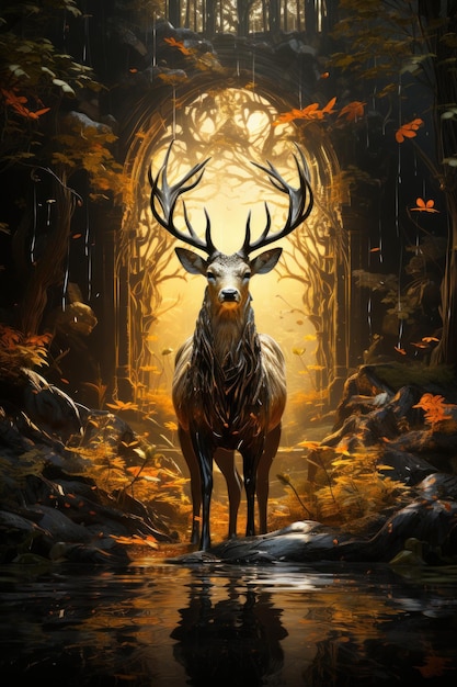 superbe cerf