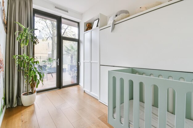 Superbe chambre d'enfant avec parquet en bois