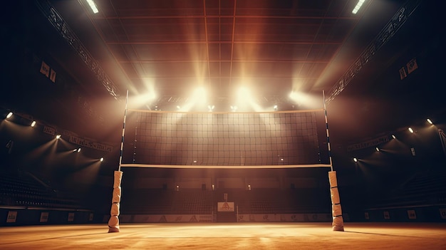 Photo superbe photo de volley-ball très détaillée