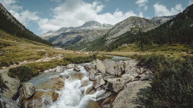 Une superbe vue sur le lac MALGA BISSINA et sur le Val di fumo