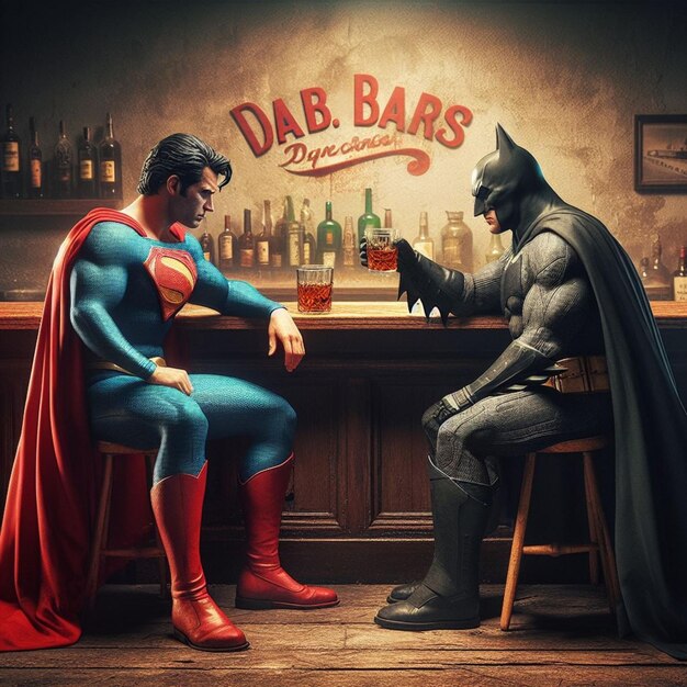 Superman et Batman.