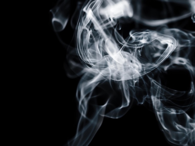 Superposition d'effet de fumée noire 4k Effet cinématographique haute résolution Atmosphère sombre Brume texturée