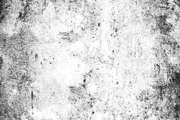 Superposition effet monochrome de grain de détresse Superposition noir et blanc Texture de papier rayé Texture béton pour le fond