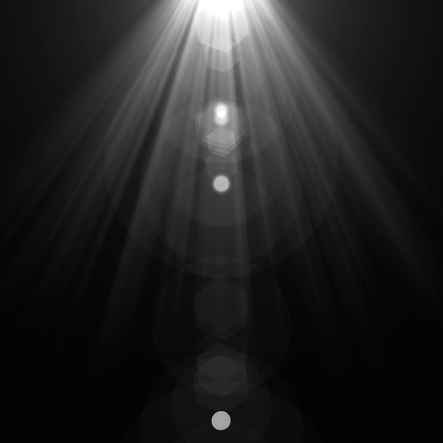 Superposition de rayons lumineux