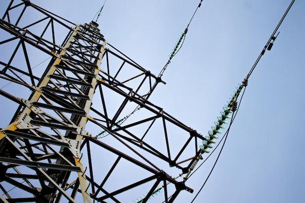 Support électrique des câbles électriques haute tension