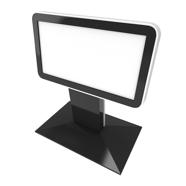 Support publicitaire pour caisson lumineux LCD