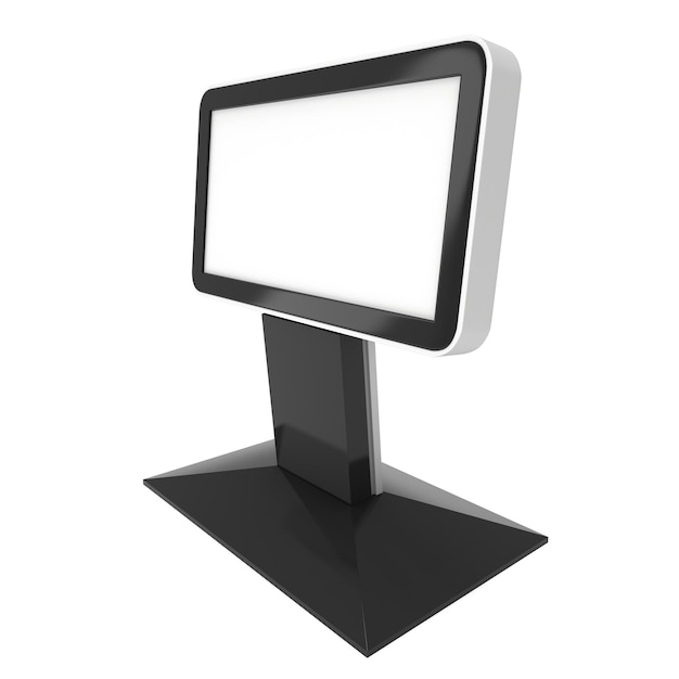 Support publicitaire pour caisson lumineux LCD