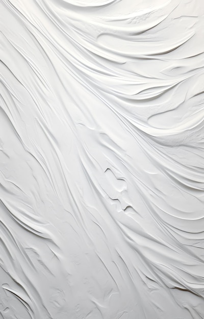 Photo une surface blanche avec des lignes ondulées