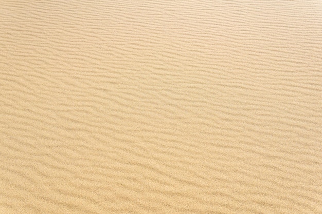 Surface de désert de sable de fond naturel avec des dunes