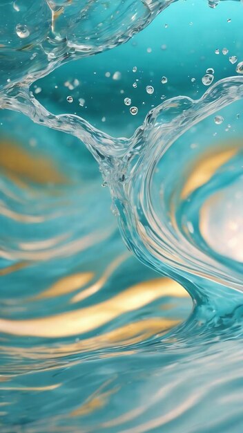 Surface d'eau blanche fond abstrait vagues et ondulations texture d'hydratant aqua cosmétique avec