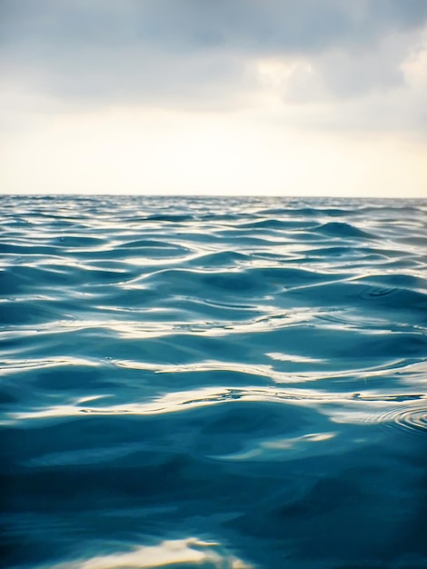Surface De L'eau De L'océan Fond De L'eau De L'océan