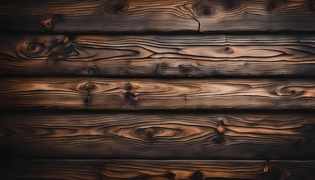 Surface de fond en bois foncé avec un vieux motif naturel Surface grunge table en bois rustique