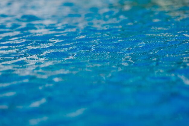 Surface de fond de vague bleue de l'eau