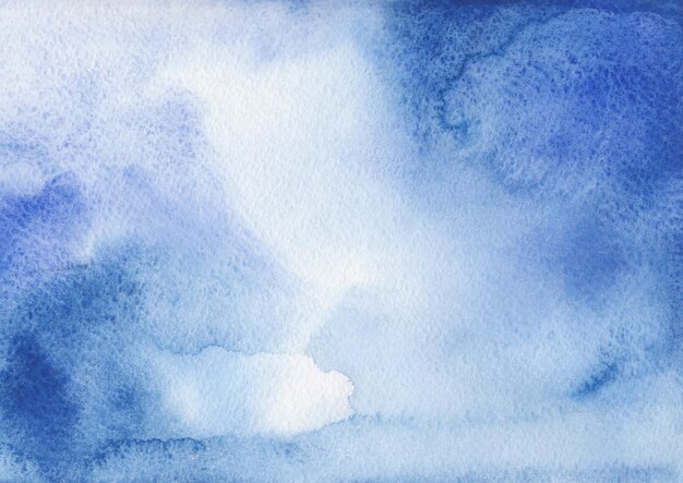 Surface de glace bleue avec fond de texture d'aquarelle