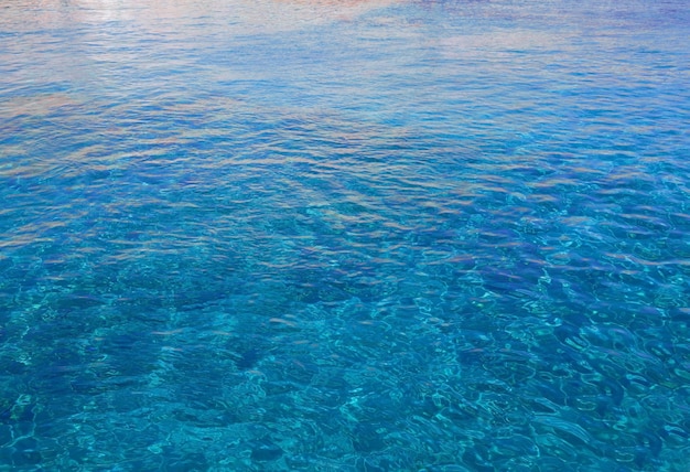 Surface De La Mer Bleue, Vue De Dessus