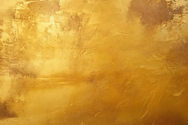 Surface murale dorée avec un éclat rétro