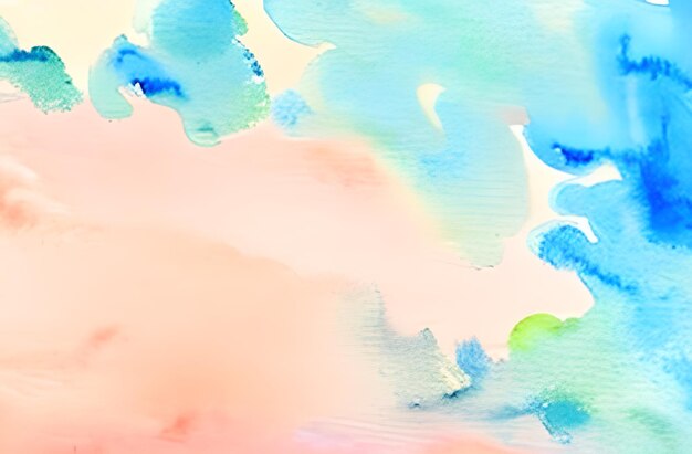 Surface avec photo de peinture aquarelle créative générée par l'IA