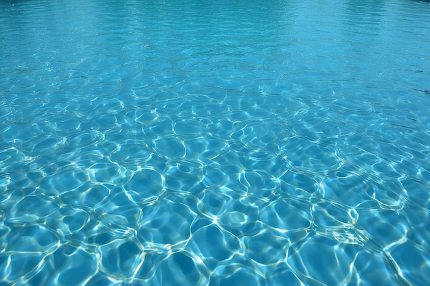 surface d'une piscine bleue arrière-plan de l'eau dans la piscine