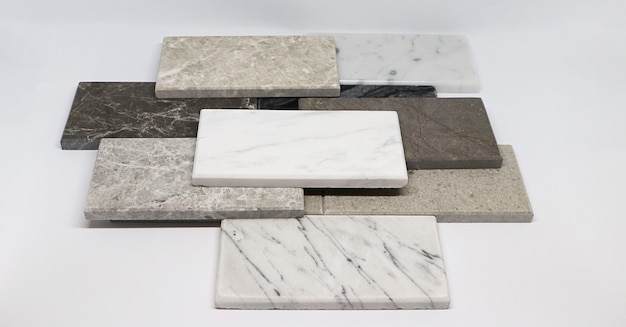 Surface de la texture de la pierre, vue de face de la pierre d'échantillons de couleur, matériau solide en marbre pour la décoration intérieure.