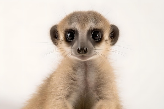 Un suricate regardant la caméra