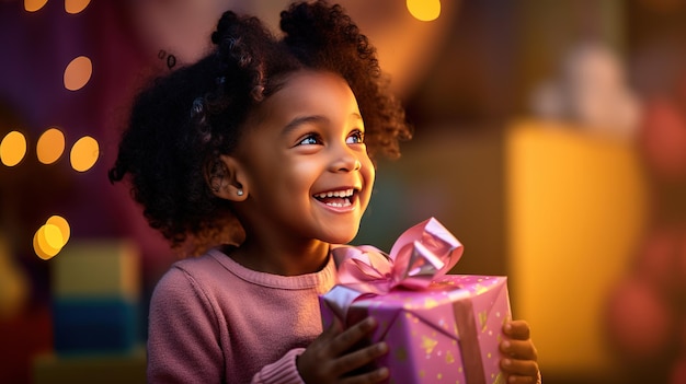 Les surprises du matin de Noël apportent joie et bonheur aux enfants.