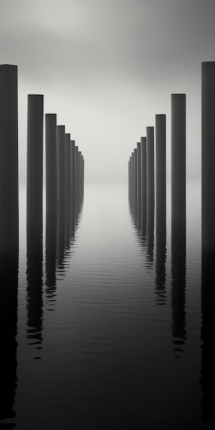 Surréaliste cinématographique minimaliste inspiré de Michael Kenna