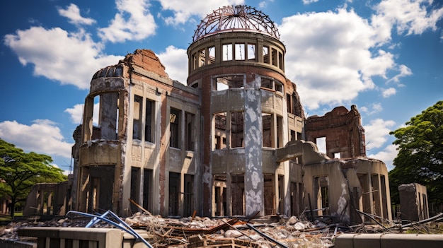 Photo survivre à l'impensable préserver le dôme de la bombe atomique à hiroshima au japon ar 169