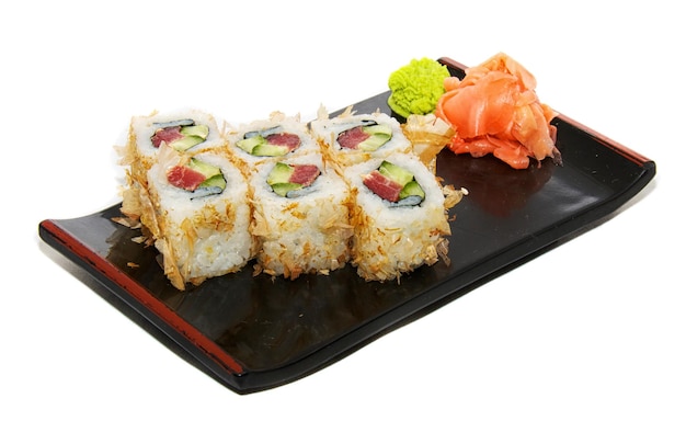 Sushi de fruits de mer cuisine japonaise