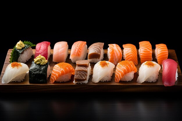 Sushi de nigiri cru et frais