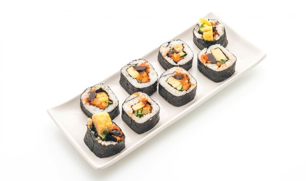 sushi roll - style de cuisine japonaise