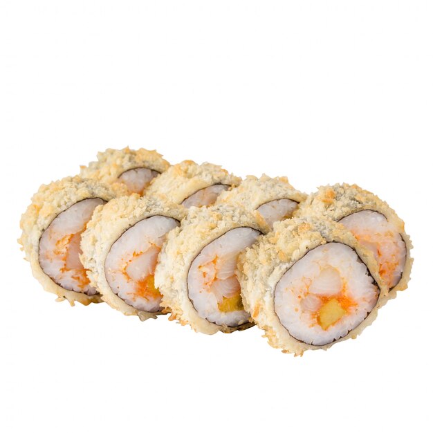 Sushi Set close-up isolé