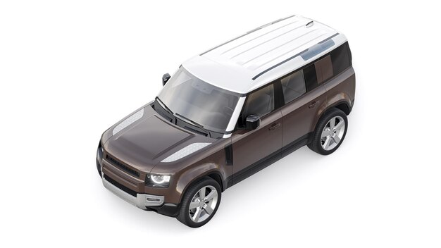 SUV d'expédition pour les zones rurales et les activités de plein air rendu 3d