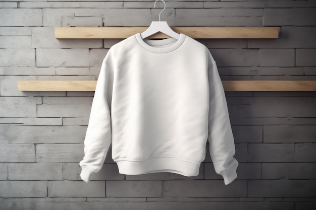 Un sweat blanc