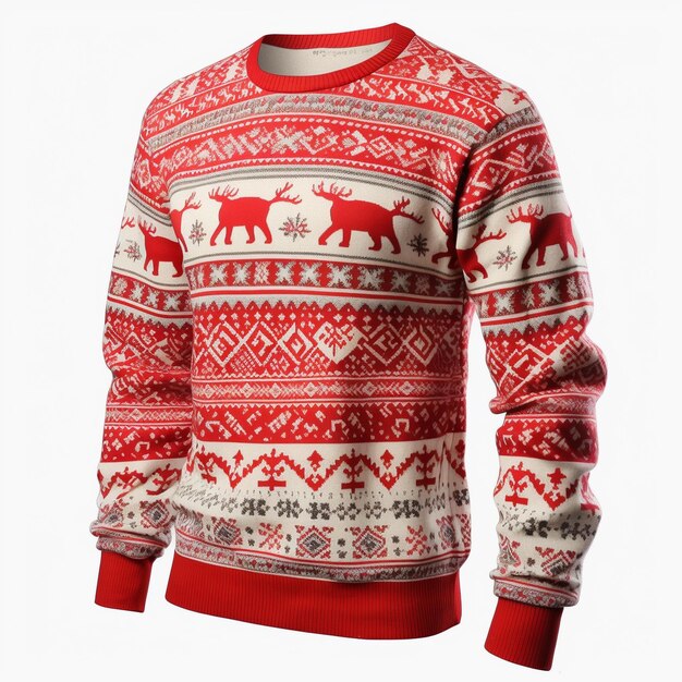 Sweater de Noël à manches longues et élégant