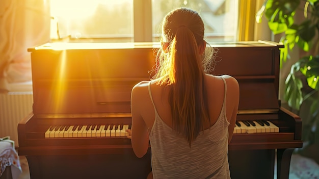 Sweet Melody Serenade du matin avec une jeune femme