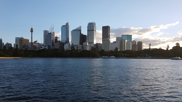 Photo sydney city skyline